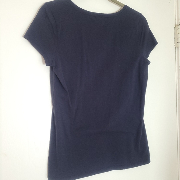 Ann Taylor M Embellished Flower Top - Picture 6 of 6